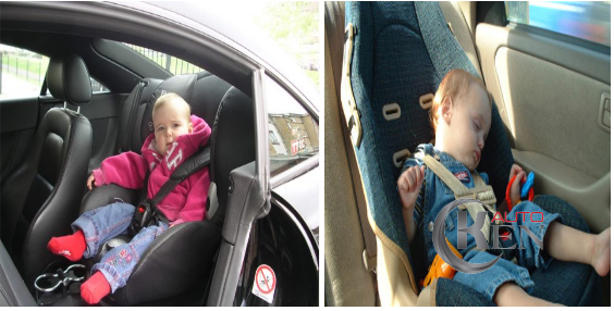 Nguy hiểm rình rập con bạn khi ngủ ngồi trên xe ô tô 